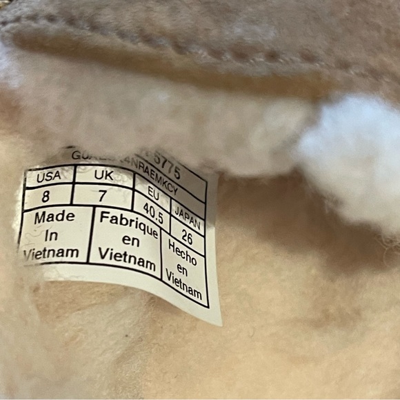 Ugg Ansley Suede Moccasin Slipper men’s 8 nwot - Picture 9 of 9